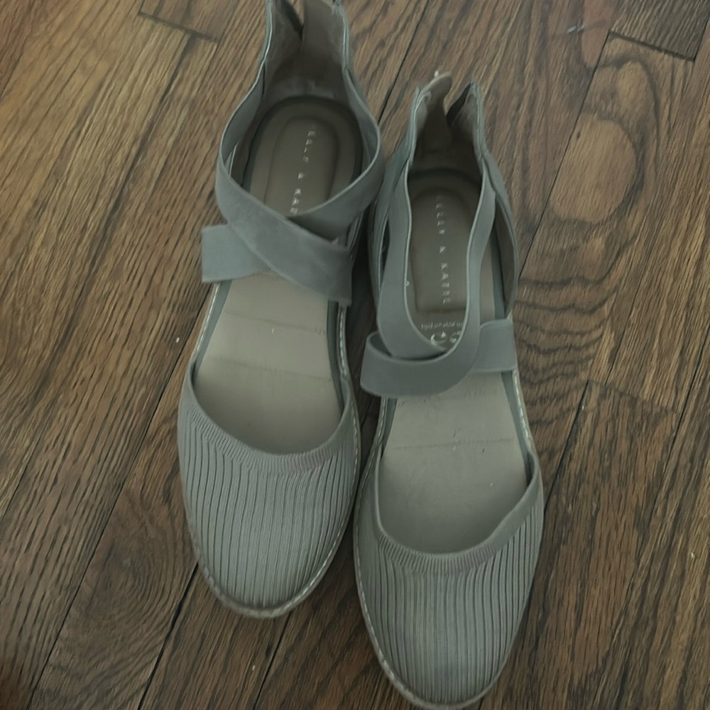 Taupe flats